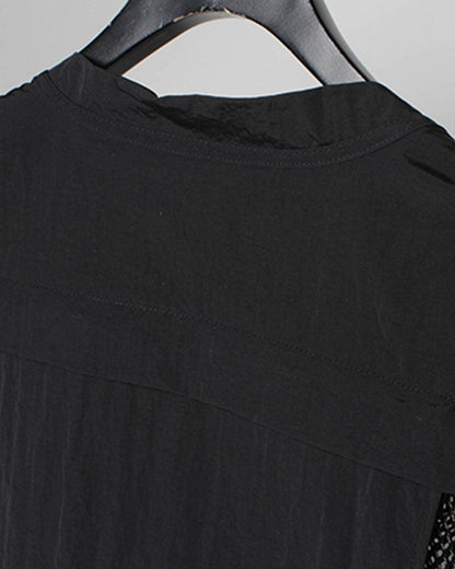 Urban Fishnet Cargo Vest -  urban fashion - Urban Fishnet Cargo Vest for Techwear Style - View 9
