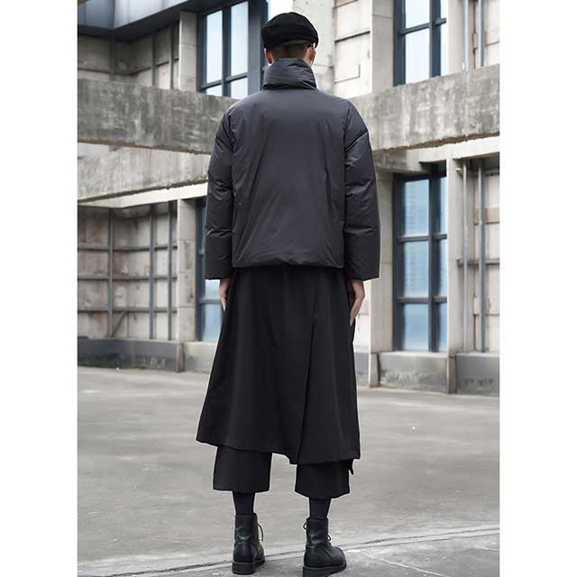 Urban Flow Hakama Trousers -  Calf-Length Design - Urban Flow Hakama Trousers for Effortless Style - View 3