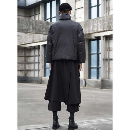 Urban Flow Hakama Trousers -  Calf-Length Design - Urban Flow Hakama Trousers for Effortless Style - View 3