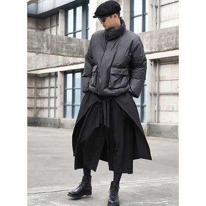Urban Flow Hakama Trousers -  loose fit - Urban Flow Hakama Trousers for Effortless Style - View 4