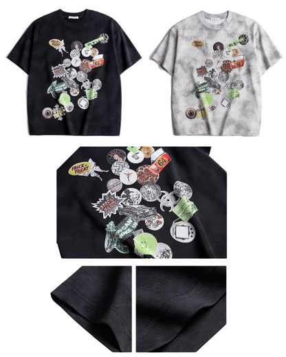 Urban Graffiti Graphic Tee -  comfortable streetwear - Urban Graffiti Graphic Tee for Everyday Comfort - View 13