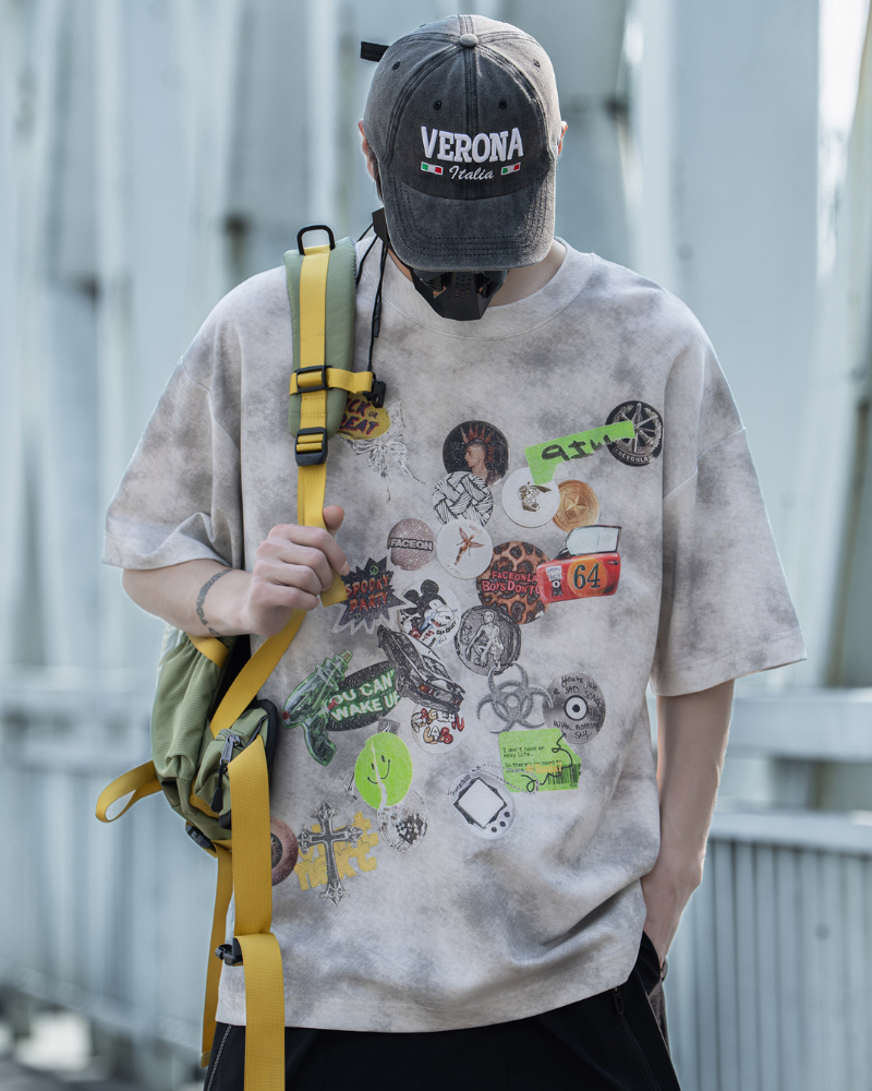 Urban Graffiti Graphic Tee -  graphic t-shirt - Urban Graffiti Graphic Tee for Everyday Comfort - View 5