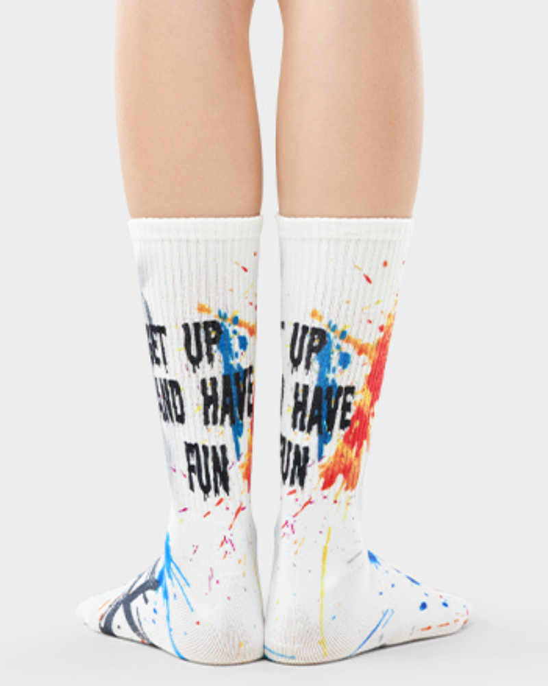 Urban Graffiti Performance Socks - creative expression socks - Urban Graffiti Performance Socks for Everyday Comfort - View 15