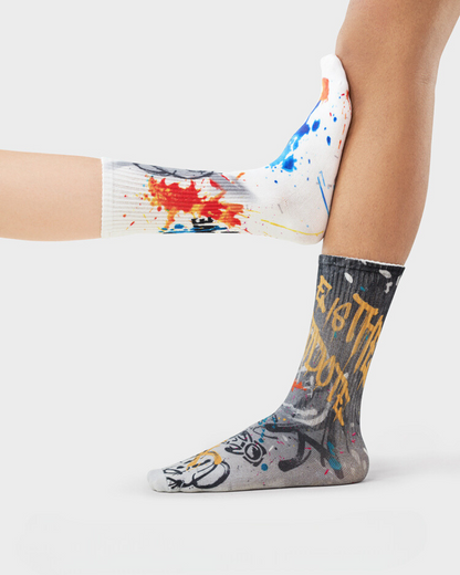Urban Graffiti Performance Socks - New Arrivals - Urban Graffiti Performance Socks for Everyday Comfort - View 10
