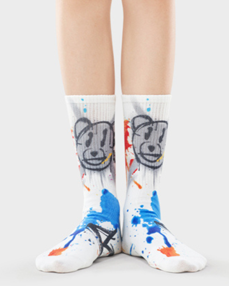 Urban Graffiti Performance Socks -  streetwear socks - Urban Graffiti Performance Socks for Everyday Comfort - View 14