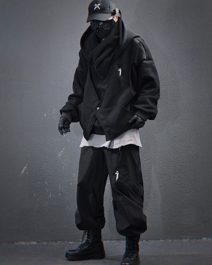 Urban Layered Turtleneck Hoodie - heavy turtleneck hoodie - Urban Layered Turtleneck Hoodie for Modern Style - View 9