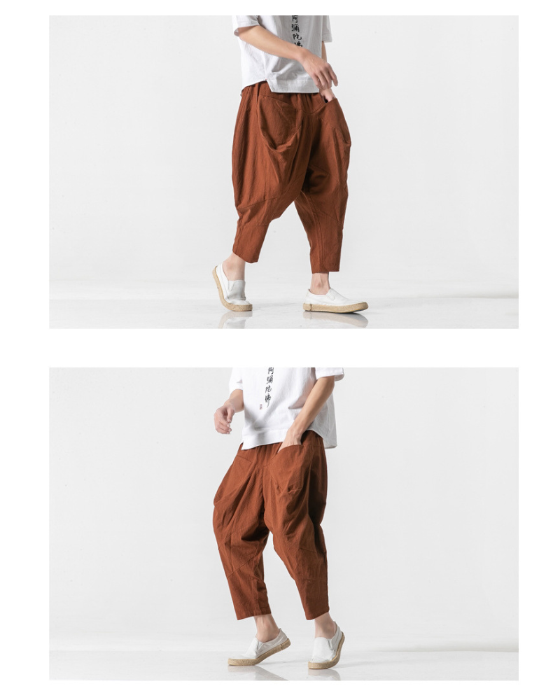Urban Loose Hakama Trousers -  techwear - Urban Loose Hakama Trousers for Comfort and Style - View 6