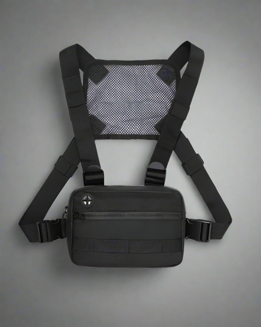 Urban Mesh Zipper Chest Pack - chest pack - Urban Mesh Zipper Chest Pack for Adventure and City - Main view