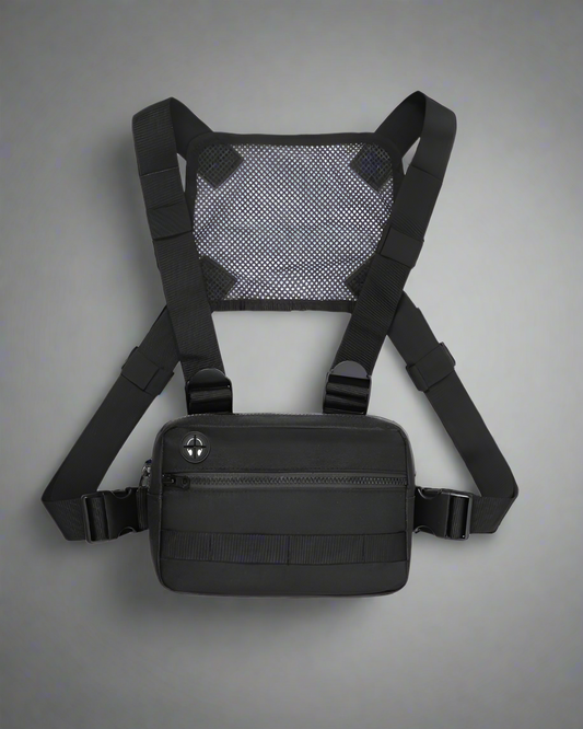 Urban Mesh Zipper Chest Pack - chest pack - Urban Mesh Zipper Chest Pack for Adventure and City - Main view