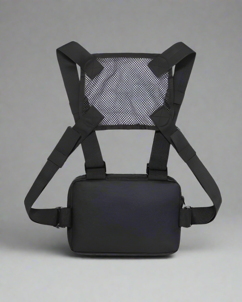 Urban Mesh Zipper Chest Pack - lightweight chest pack - Urban Mesh Zipper Chest Pack for Adventure and City - View 2