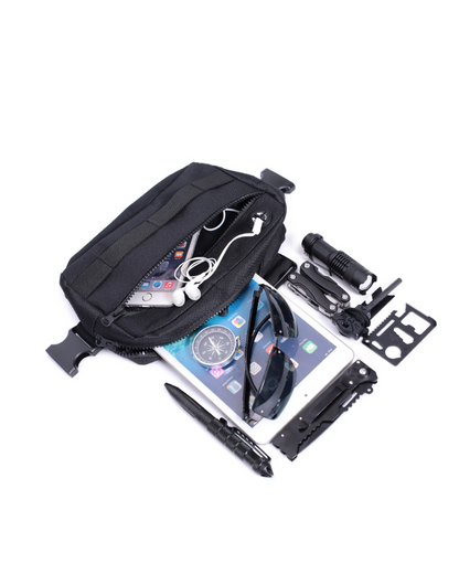 Urban Mesh Zipper Chest Pack -  polyester - Urban Mesh Zipper Chest Pack for Adventure and City - View 5