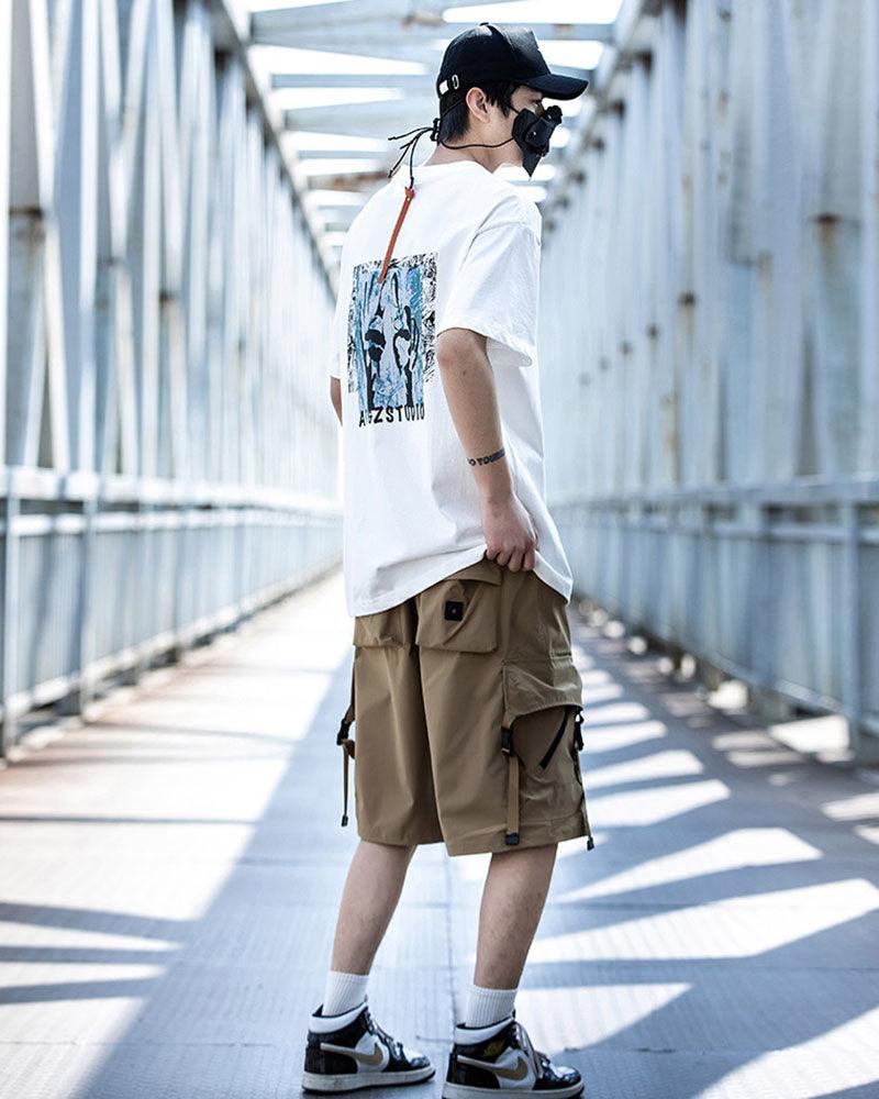 Urban Multi-Pocket Cargo Shorts -  multi-pocket - Urban Multi-Pocket Cargo Shorts for Casual Style - View 6