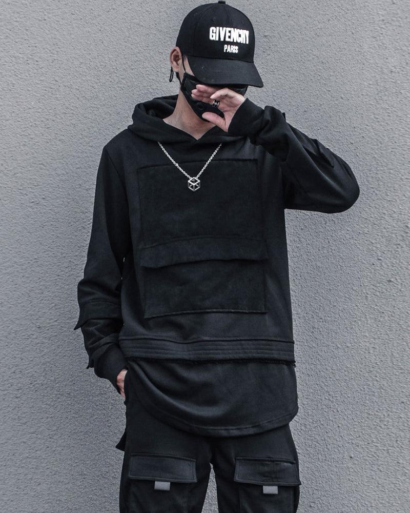 Urban Ninja Black Hoodie -  streetwear style - Urban Ninja Black Hoodie for Stylish Urban Wear - View 4