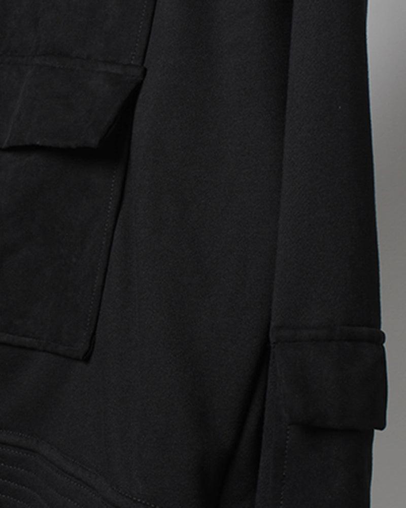 Urban Ninja Black Hoodie -  stylish hoodie - Urban Ninja Black Hoodie for Stylish Urban Wear - View 12