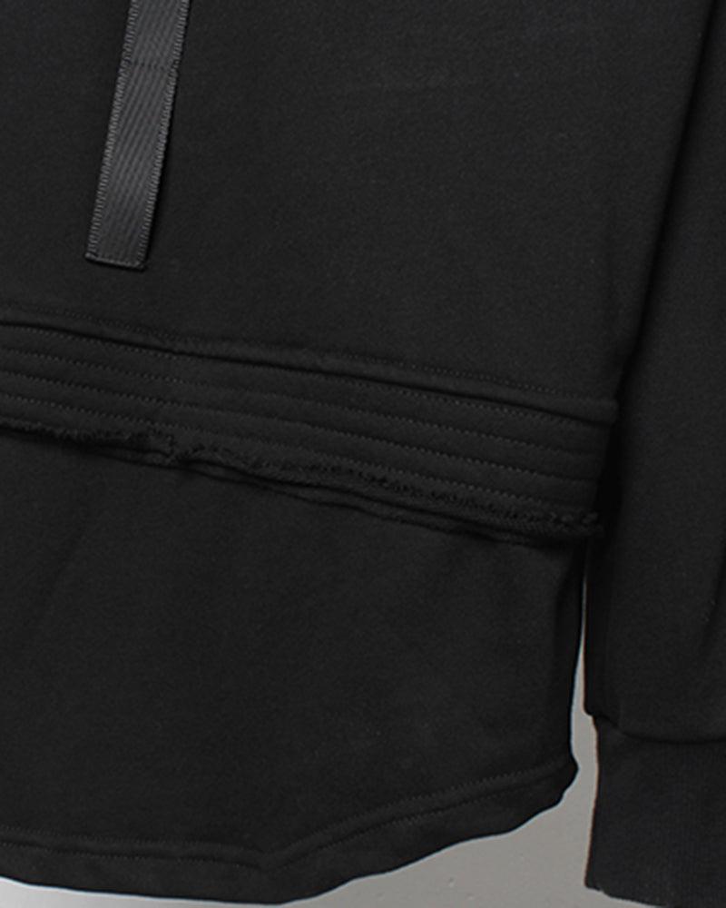 Urban Ninja Black Hoodie -  techwear jacket - Urban Ninja Black Hoodie for Stylish Urban Wear - View 13