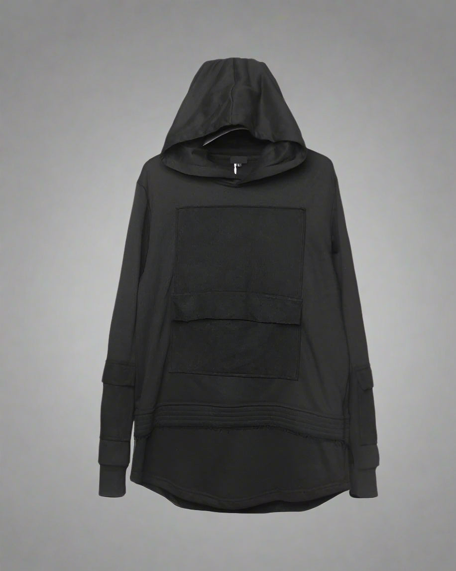 Urban Ninja Black Hoodie -  urban aesthetics - Urban Ninja Black Hoodie for Stylish Urban Wear - View 7
