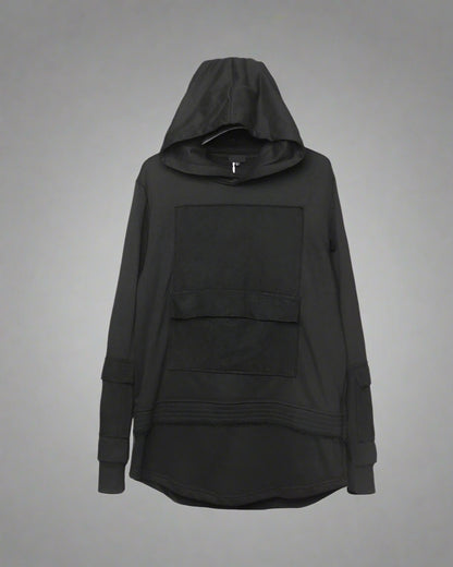 Urban Ninja Black Hoodie -  urban aesthetics - Urban Ninja Black Hoodie for Stylish Urban Wear - View 7