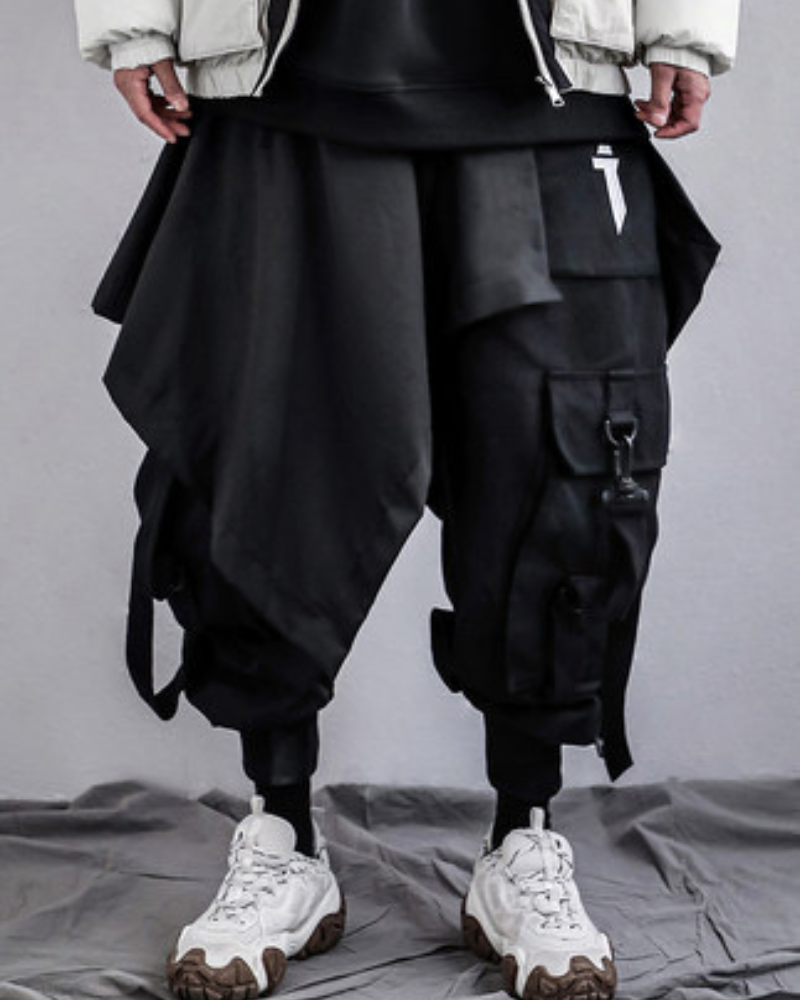 Urban Ninja Harem Pants - edgy urban fashion - Urban Ninja Harem Pants for Trendy Street Style - Main view