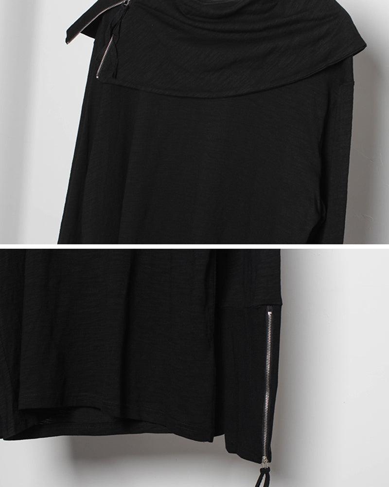 Urban Ninja High Collar Sweatshirt -  high collar - Urban Ninja High Collar Sweatshirt for Cozy Style - View 12