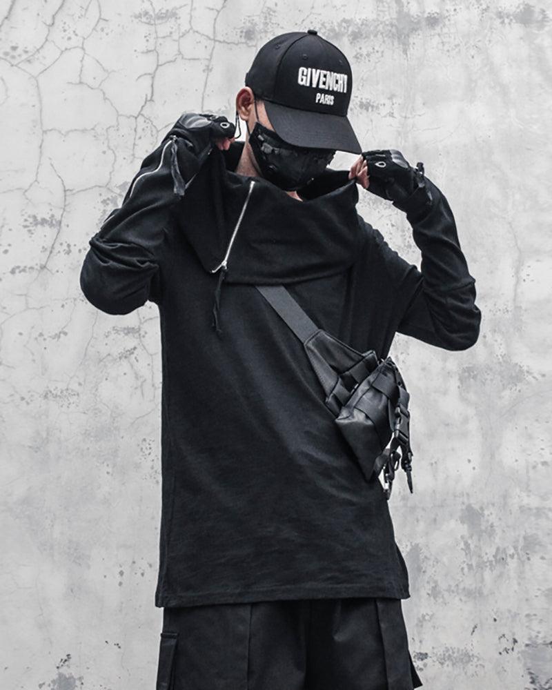 Urban Ninja High Collar Sweatshirt -  high collar - Urban Ninja High Collar Sweatshirt for Cozy Style - View 4
