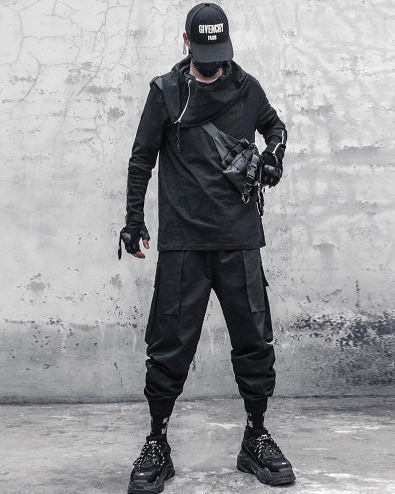 Urban Ninja High Collar Sweatshirt -  relaxed fit sweatshirt - Urban Ninja High Collar Sweatshirt for Cozy Style - View 5