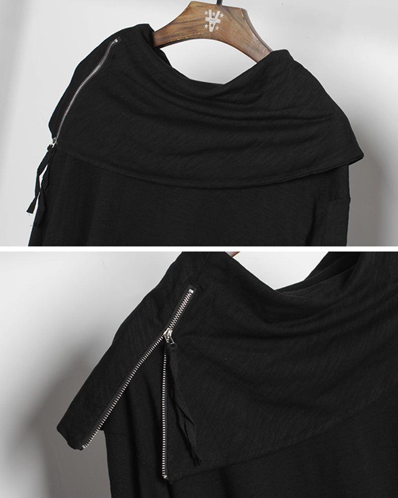 Urban Ninja High Collar Sweatshirt - urban ninja - Urban Ninja High Collar Sweatshirt for Cozy Style - View 10