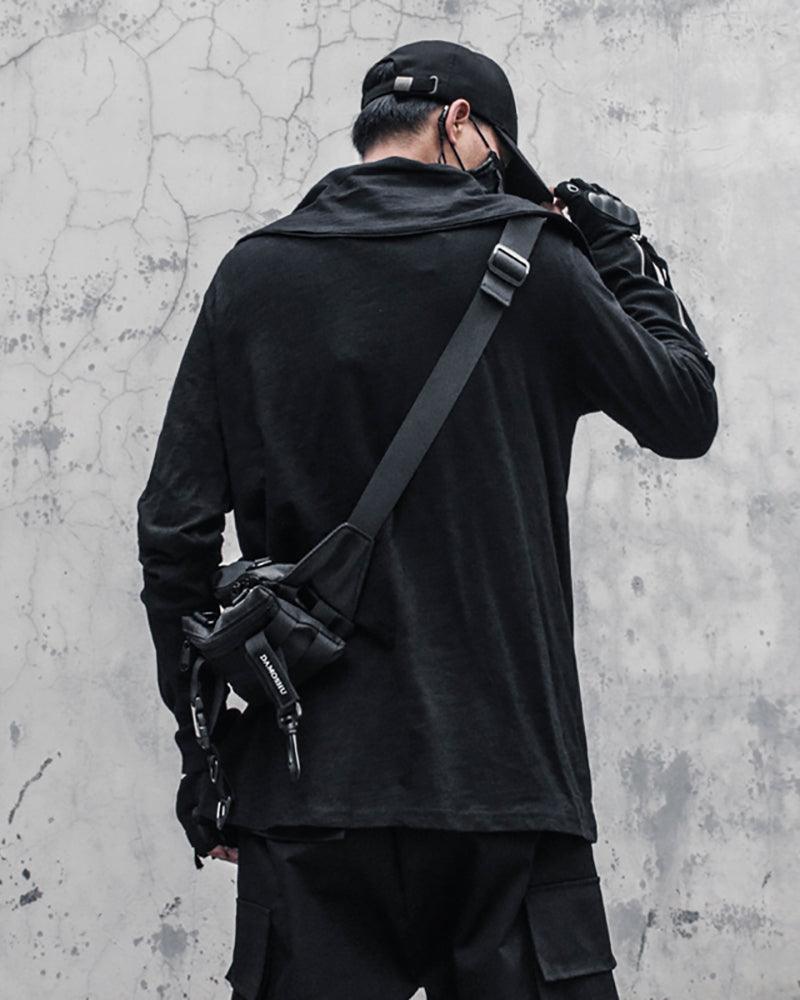 Urban Ninja High Collar Sweatshirt - urban ninja - Urban Ninja High Collar Sweatshirt for Cozy Style - View 2