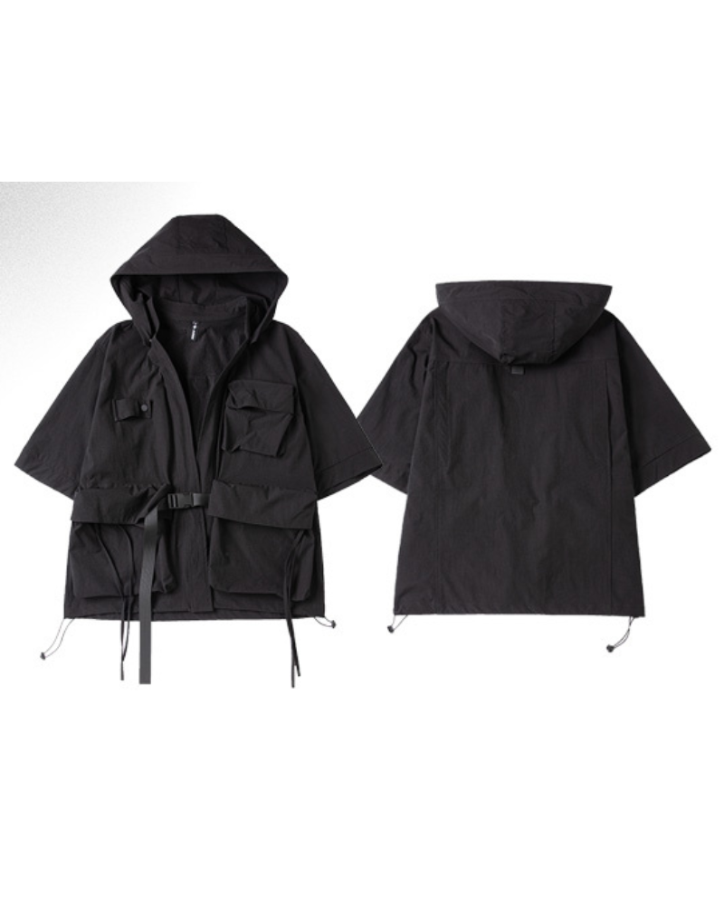 Urban Ninja Hooded Kimono - urban ninja - Urban Ninja Hooded Kimono for Modern Streetwear - View 8
