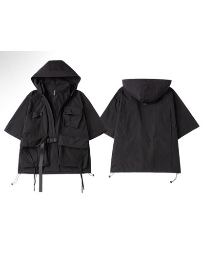 Urban Ninja Hooded Kimono - urban ninja - Urban Ninja Hooded Kimono for Modern Streetwear - View 8