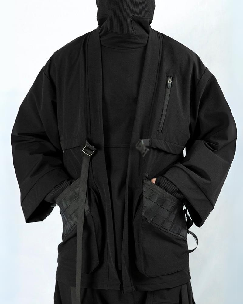 Urban Ninja Techwear Kimono -  everyday wear kimono - Urban Ninja Techwear Kimono - Waterproof & Windproof Comfort - View 4