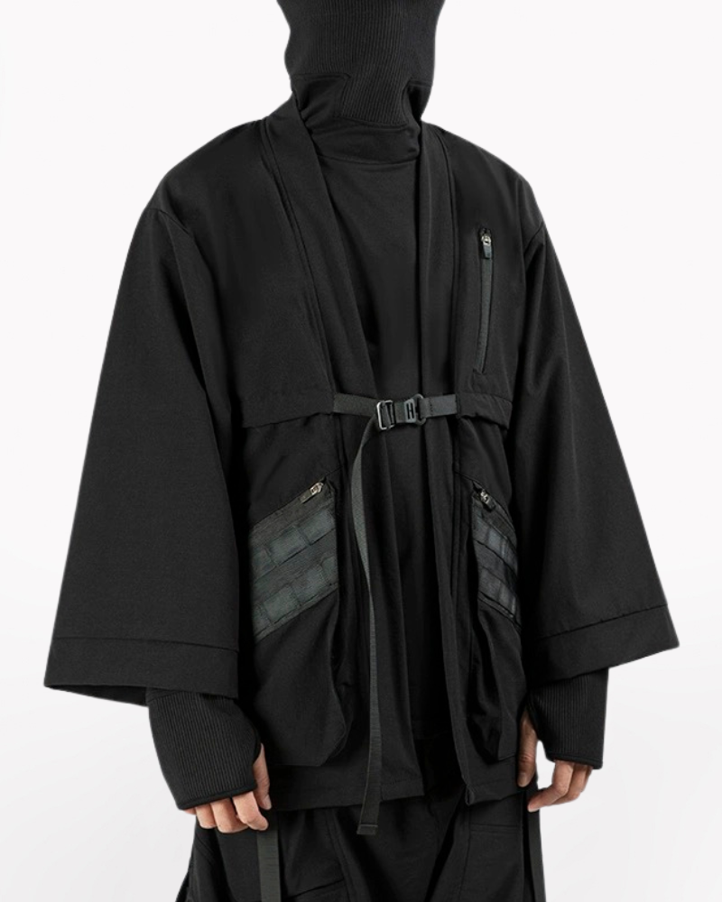 Urban Ninja Techwear Kimono - techwear - Urban Ninja Techwear Kimono - Waterproof & Windproof Comfort - View 3