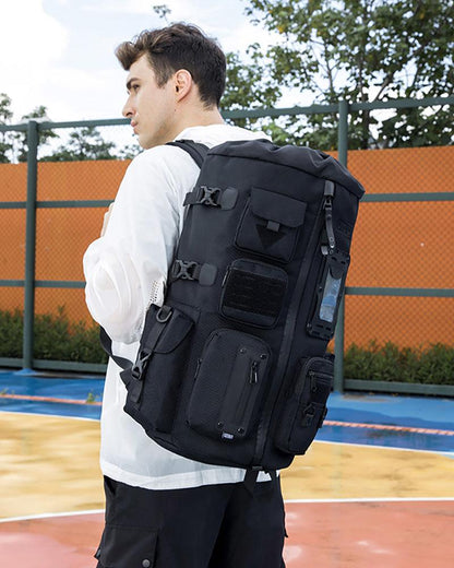 Urban Oversized Bucket Backpack -  basketball carrying backpack - Urban Oversized Bucket Backpack for Travel and Leisure - View 3