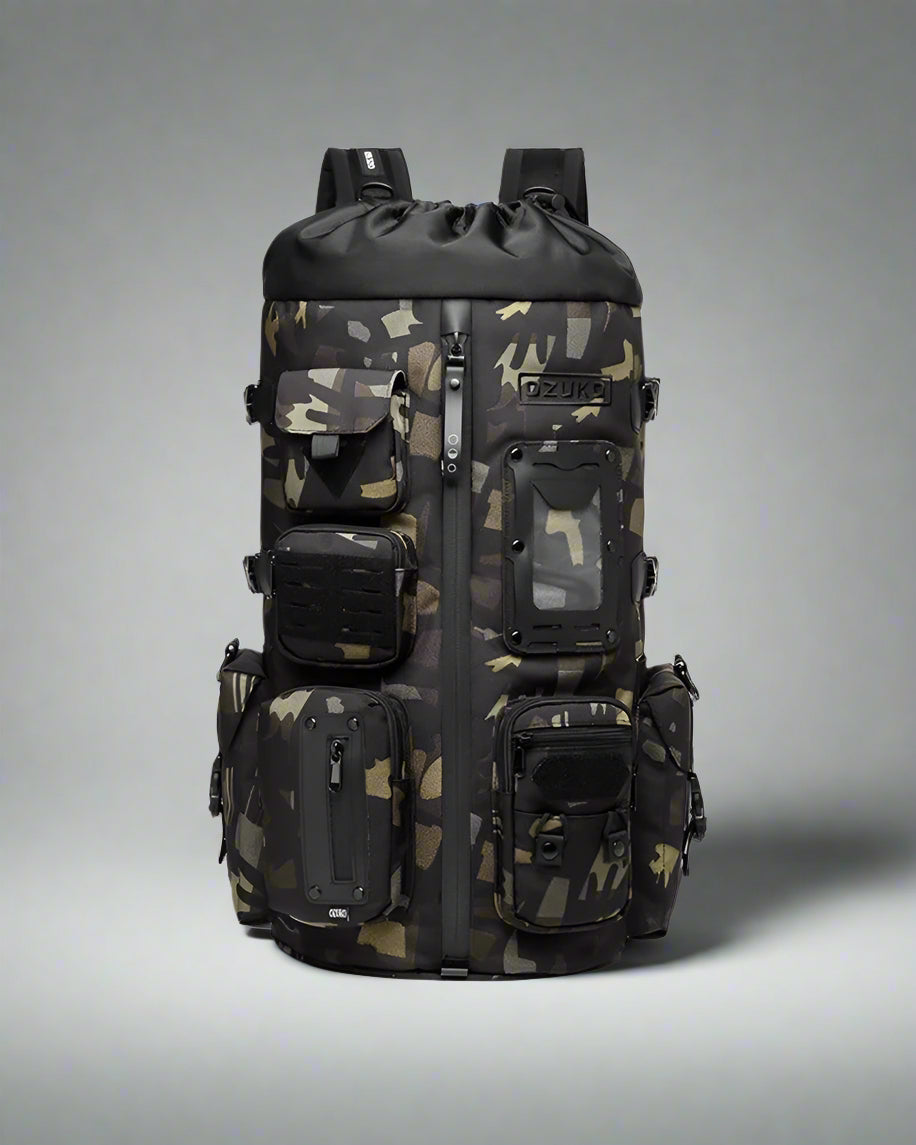 Urban Oversized Bucket Backpack - large storage capacity backpack - Urban Oversized Bucket Backpack for Travel and Leisure - View 2