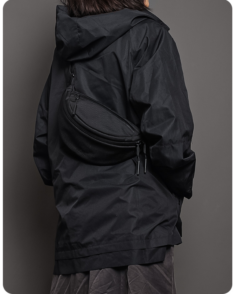 Urban Performance Sling Bag -  dumpling bag - Dumpling-Shaped Nylon Sling Bag for Urban Style - View 3
