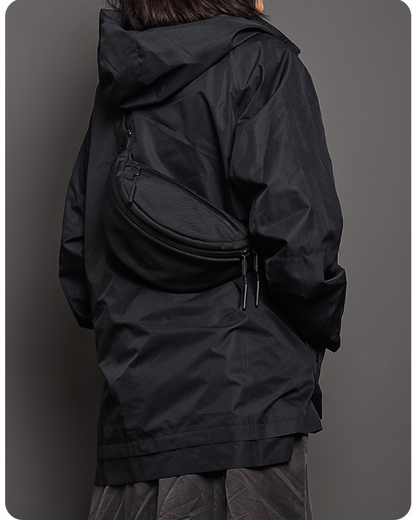 Urban Performance Sling Bag -  dumpling bag - Dumpling-Shaped Nylon Sling Bag for Urban Style - View 3