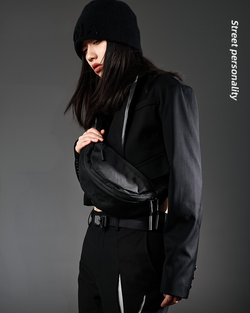 Urban Performance Sling Bag -  nylon bag - Dumpling-Shaped Nylon Sling Bag for Urban Style - View 4