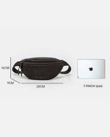 Urban Performance Sling Bag -  techwear accessories - Dumpling-Shaped Nylon Sling Bag for Urban Style - View 7