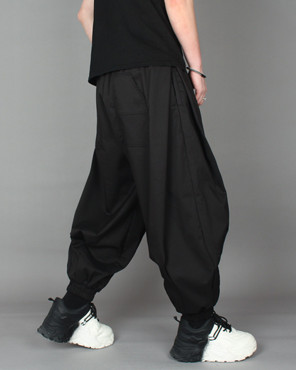 Urban Plaid Harem Pants -  techwear - Urban Plaid Harem Pants for Fashionable Comfort - View 6
