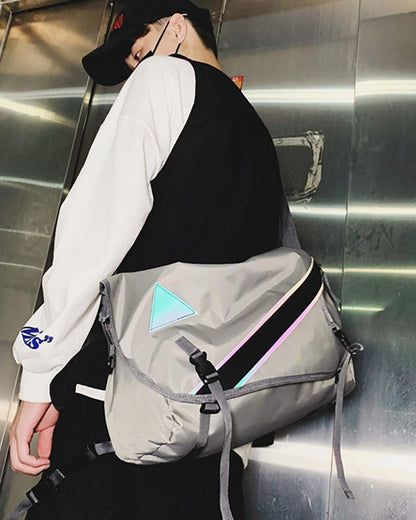 Urban Reflective Messenger Bag -  reflective bag - Urban Reflective Messenger Bag for Everyday Style - View 4