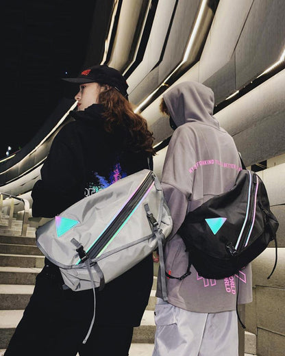 Urban Reflective Messenger Bag - stylish everyday bag - Urban Reflective Messenger Bag for Everyday Style - View 2
