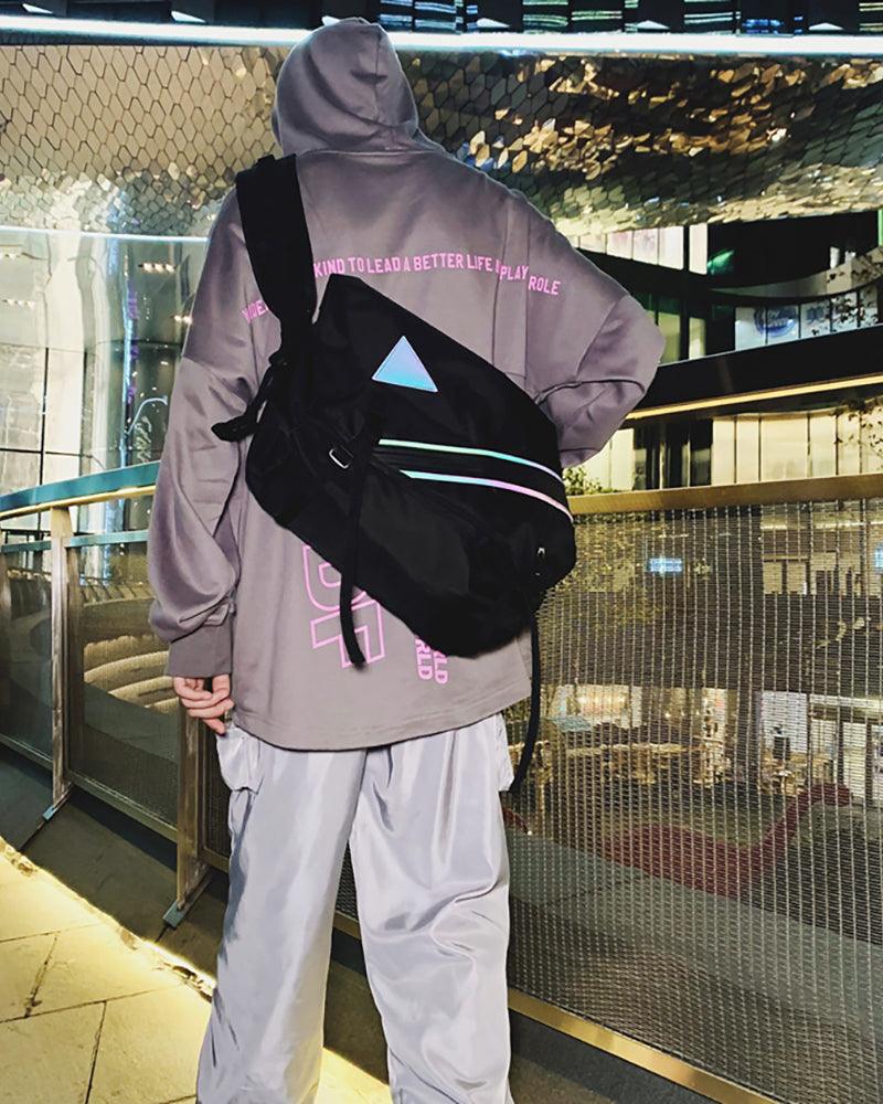 Urban Reflective Messenger Bag - stylish everyday bag - Urban Reflective Messenger Bag for Everyday Style - View 8