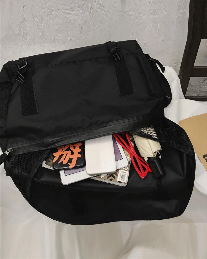 Urban Reflective Messenger Bag -  techwear accessories - Urban Reflective Messenger Bag for Everyday Style - View 11