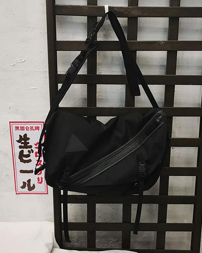 Urban Reflective Messenger Bag -  techwear bag - Urban Reflective Messenger Bag for Everyday Style - View 12