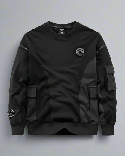Urban Samurai Crewneck Sweatshirt - crewneck sweatshirt - Urban Samurai Crewneck Sweatshirt for Modern Lifestyles - Main view