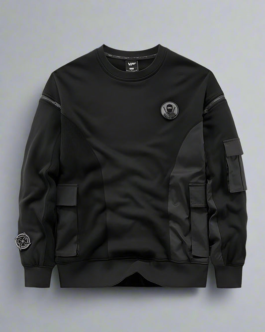 Urban Samurai Crewneck Sweatshirt - crewneck sweatshirt - Urban Samurai Crewneck Sweatshirt for Modern Lifestyles - Main view