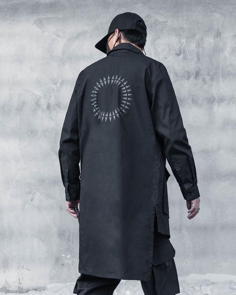 Urban Shield Long Sun Coat - techwear - Urban Shield Long Sun Coat for Stylish Comfort - View 2