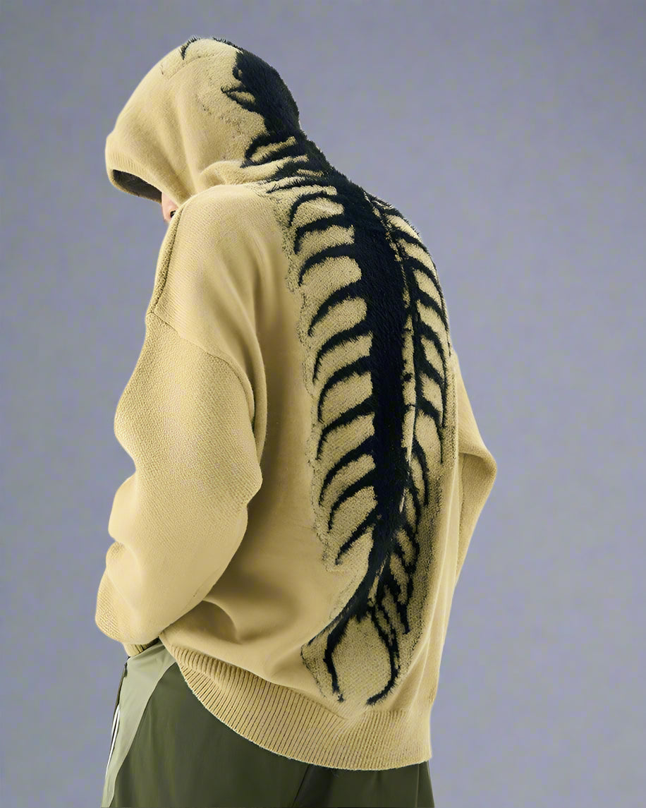 Urban Skull Hoodie Essentials -  durable fabric hoodie - Urban Skull Hoodie for Stylish Comfort - View 5