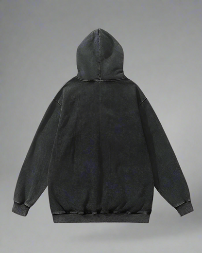 Urban Skull Print Hoodie -  skull print - Urban Skull Print Hoodie for Style and Comfort - View 5