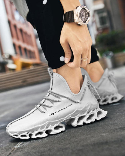 Urban Sleek Microfiber Sneakers -  futuristic - Urban Sleek Microfiber Sneakers for Modern Style - View 7