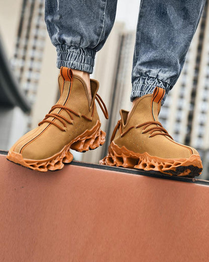 Urban Sleek Microfiber Sneakers -  modern outfit shoes - Urban Sleek Microfiber Sneakers for Modern Style - View 8